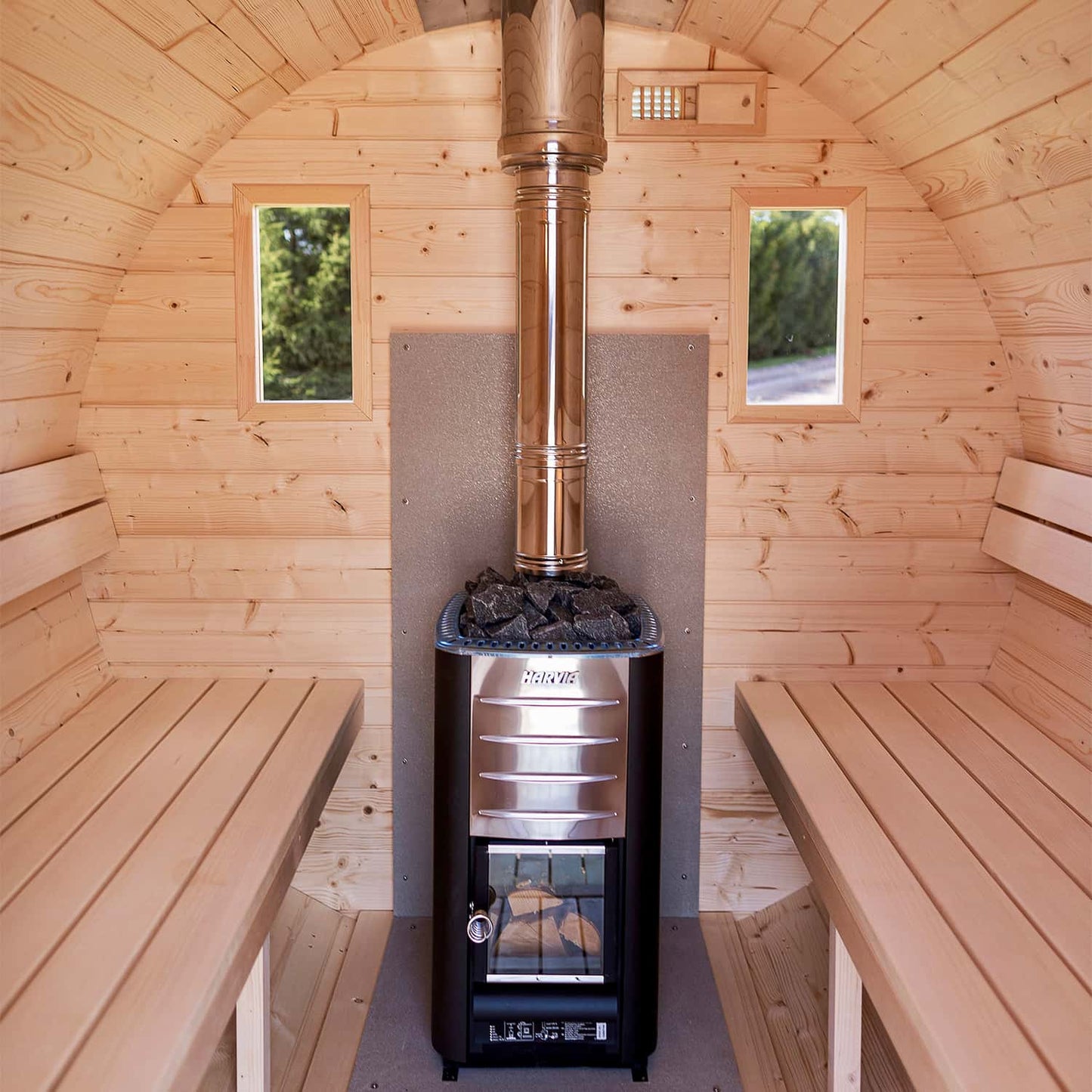 4 Person Garden Barrel Sauna